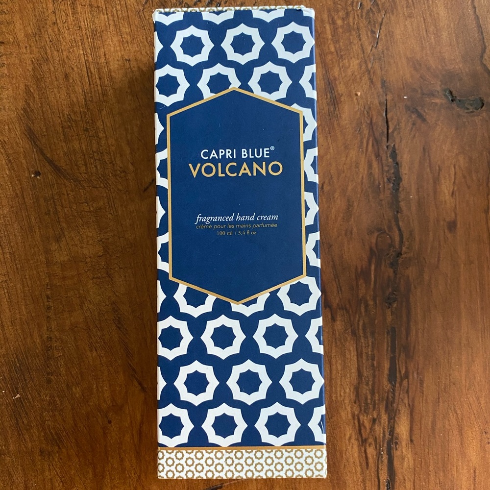 Anthropologie Capri blue volcano hand cream